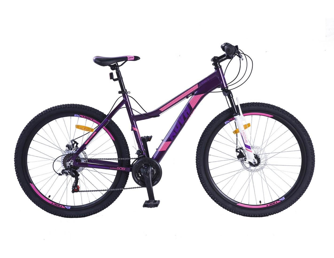 BICICLETA KOVA TIBET 27.5 DAMA F.DISCO VIOLETA METALICO TALLE M