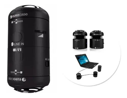 PARLANTE PORTATIL EUROCASE ROCK & GO EUS-180