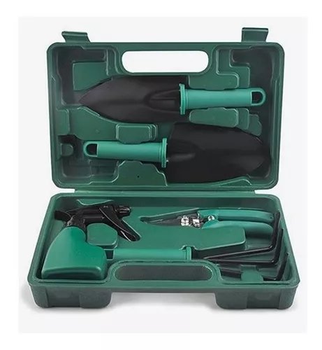 SET DE JARDINERIA 5 PIEZAS MAS VALIJA