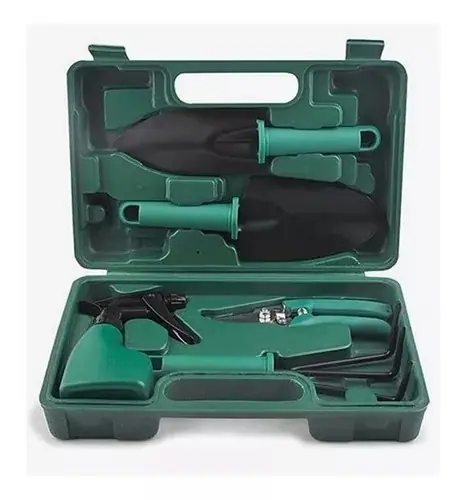 SET DE JARDINERIA 5 PIEZAS MAS VALIJA