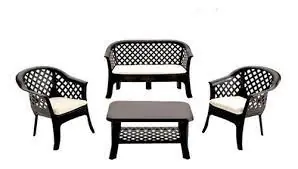 JUEGO DE JARDIN VERANDA NEGRO