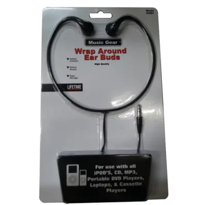MUSIC GEAR -G0091- AURICULARES CON DISENO DE ENVOLTURA DE OREJA. EXTRA COMODOS – SONIDO ESTEREO.