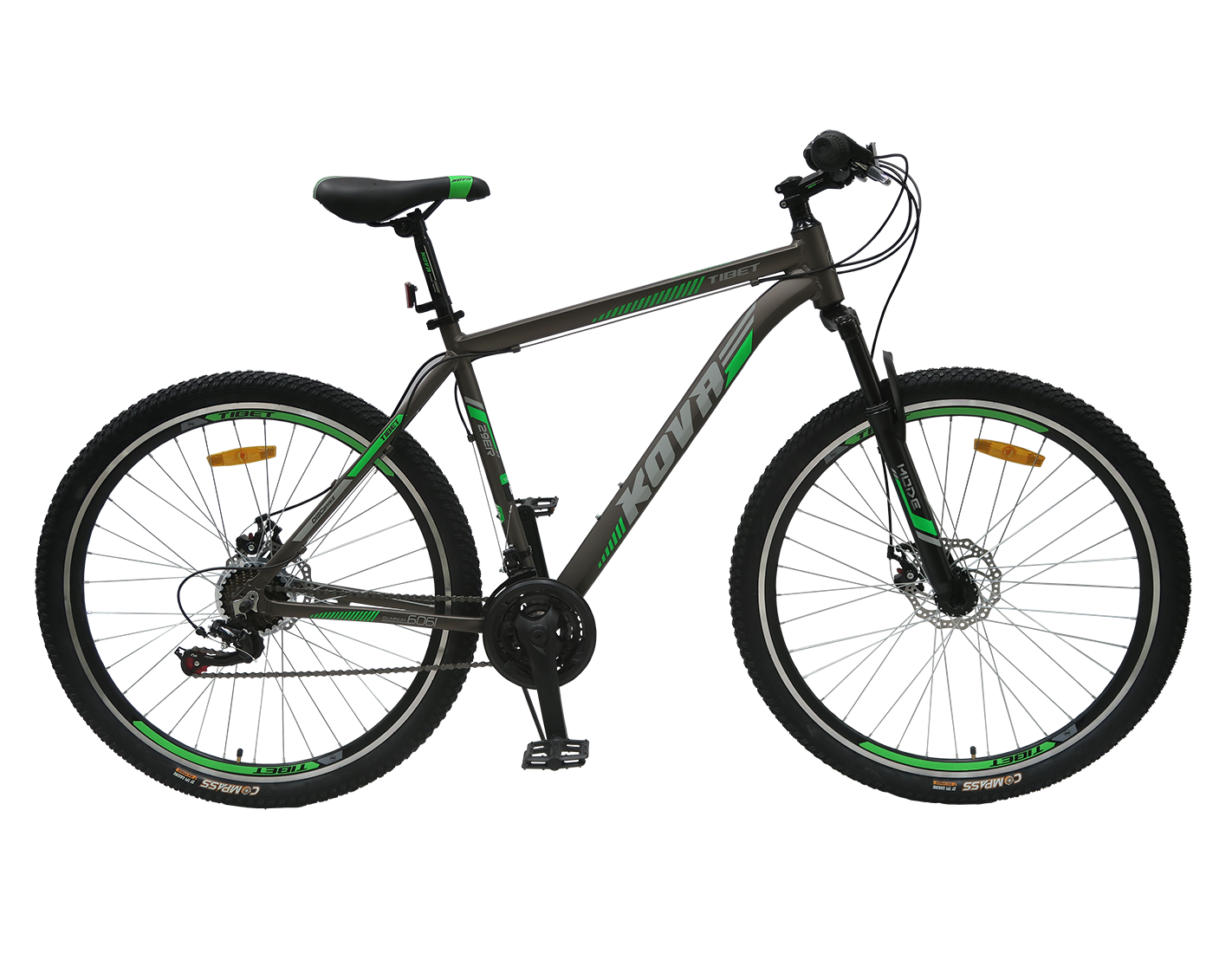 BICICLETA KOVA NEPAL 29 HOMBRE F DISCO NEGRO GRIS MATE TALLE L