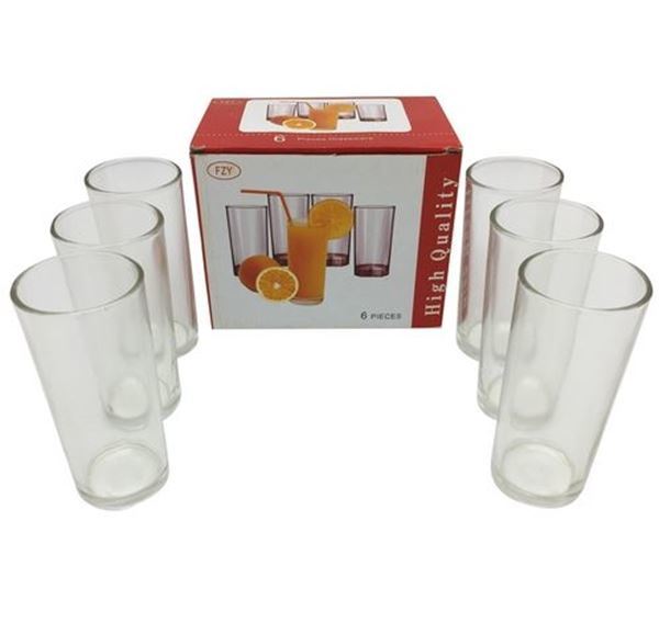 VASOS X6 UNIDADES TRANSPARENTE 230ML