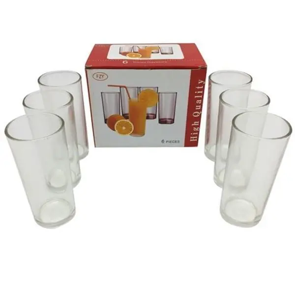 VASOS X6 UNIDADES TRANSPARENTE 230ML