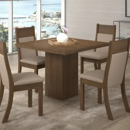 JUEGO DE COMEDOR DE 4 SILLAS DALIA