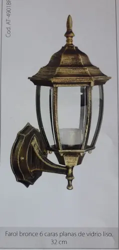 FAROL SIMIL BRONCE 32CM