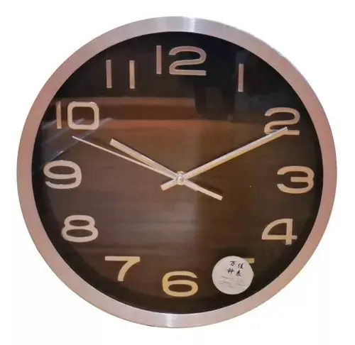 RELOJ DE PARED TRADICIONAL 004-BL NEGRO