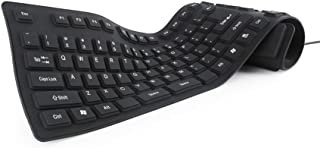 USB FLEXIBLE TECLADO IMPERMEABLE SILICON FLEXIBLE GOMA SUAVE