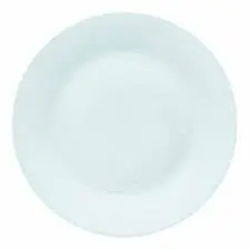 PLATO LLANO 27CM CERAMICA BLANCO