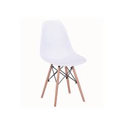 SILLA EAMES GORLERO BLANCA