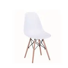 SILLA EAMES GORLERO BLANCA