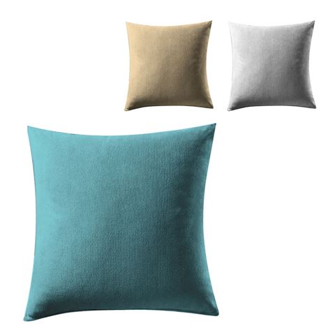 ALMOHADON PLUSH LISO VINO TINTO 45X45CM