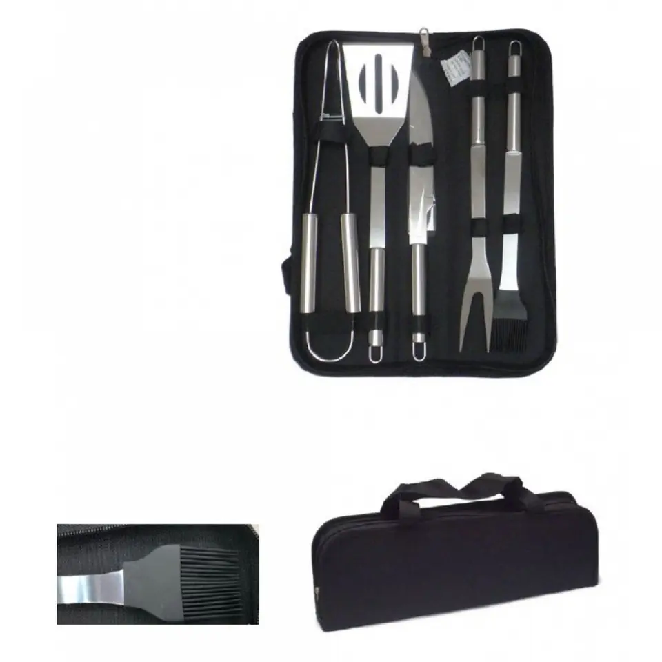 JUEGO PARA ASADO EN ESTUCHE DE LONA EG1603