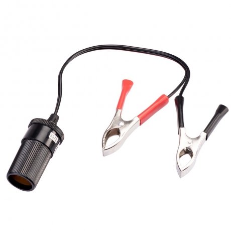ADAPTADOR 12V CON PINZAS PARA BATERIA