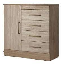 COMODA MONTEVIDEO 4 CAJONES NOGAL VAINILLA COD 4290-108