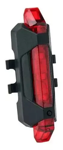 LUZ ROJA TRASERA DE BICICLETA RECARGABLE
