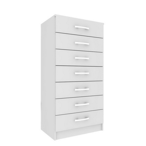 COMODA 7 CAJONES BLANCO COD 71
