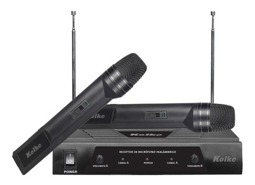 MICROFONO SET X2 KOLKE KPI-266 INALAMBRICOS VHF