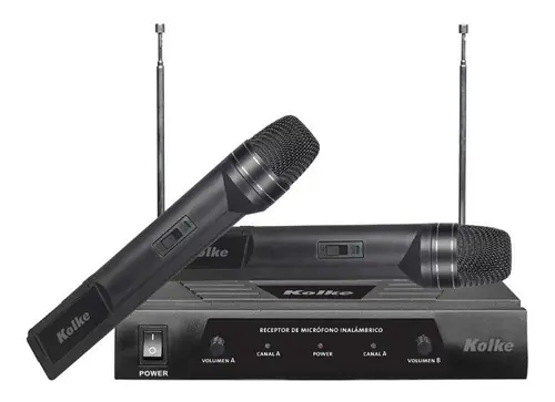 MICROFONO SET X2 KOLKE KPI-266 INALAMBRICOS VHF