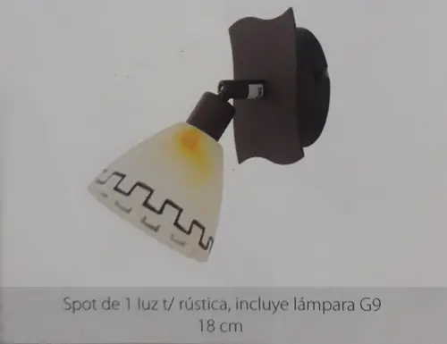 BARRA SPOT DICROICA RECTA 2 LAMPARAS