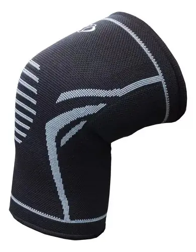 RODILLERA ELASTIZADA TM KNEX PRO PAR NEGRO