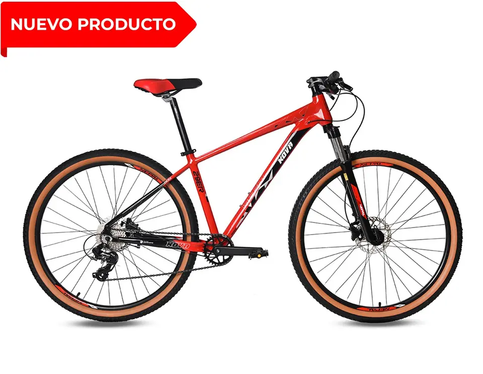BICICLETA KOVA NEPAL X8 HIDRAULICA ROJA