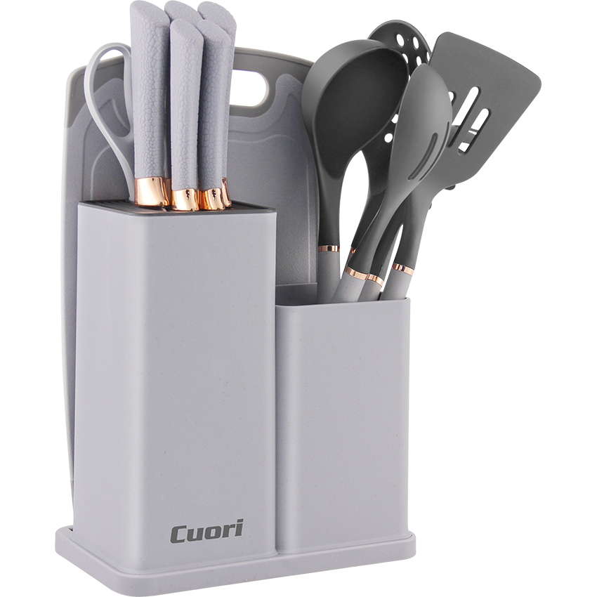 SET DE CUCHILLOS CUORI 13 PIEZAS CON SOPORTE