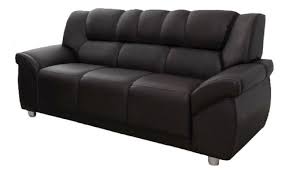 SOFA CORDOBA 3 CUERPOS PU NEGRO