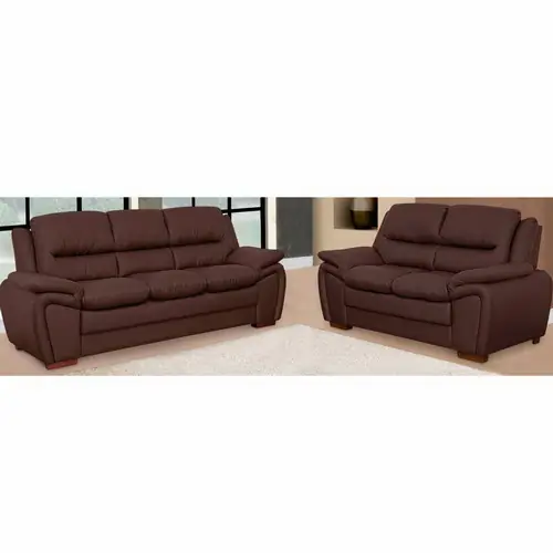 JUEGO DE LIVING 3+2 GEORGIA MARRON