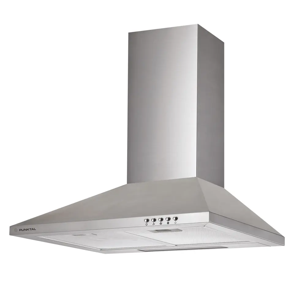 CAMPANA PUNKTAL PIRAMIDAL 60CM INOX PK-640CE