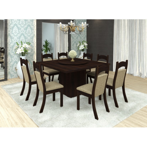 JUEGO DE COMEDOR DE 8 SILLAS PLATINUM
