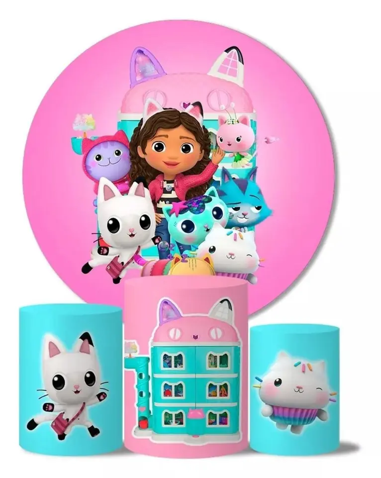 Kit panel circular trio de fundas - Casa magica de Gaby