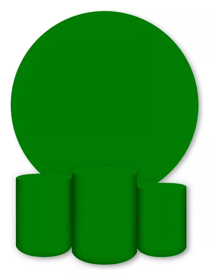 Kit panel circular trio de fundas - Verde