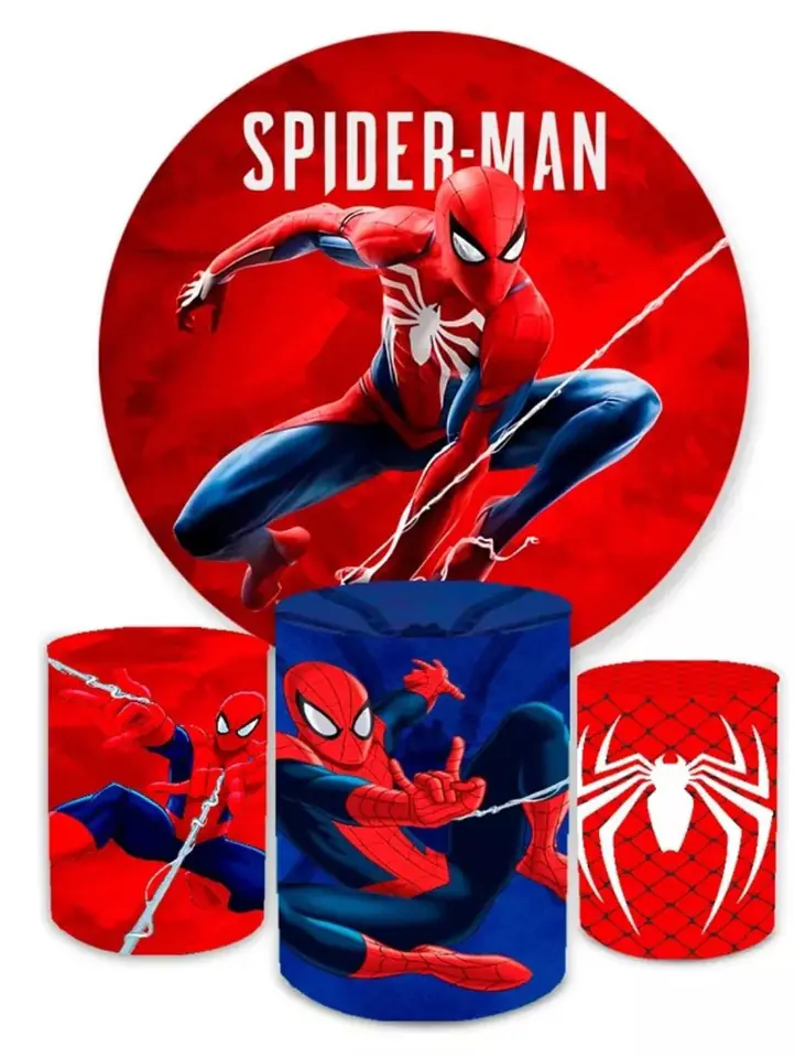 Kit panel circular trio de fundas - Hombre Araña