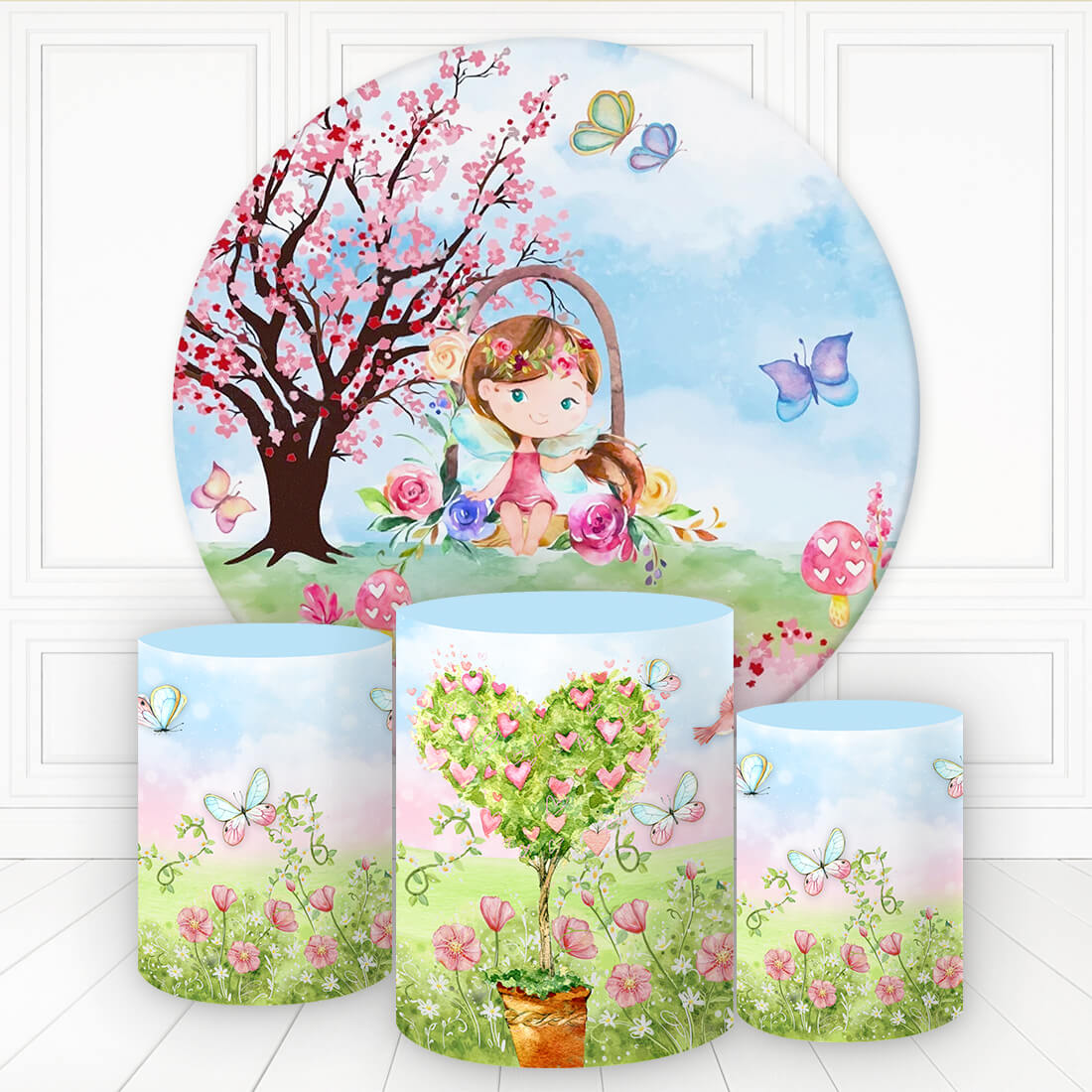 Kit panel circular trio de fundas - Hada