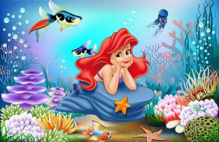 Panel Rectangular - Sirena Ariel 3x2