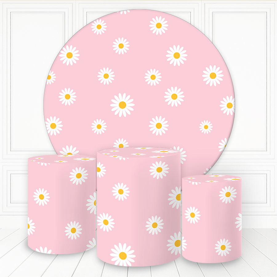 Kit panel circular trio de fundas - Margaritas