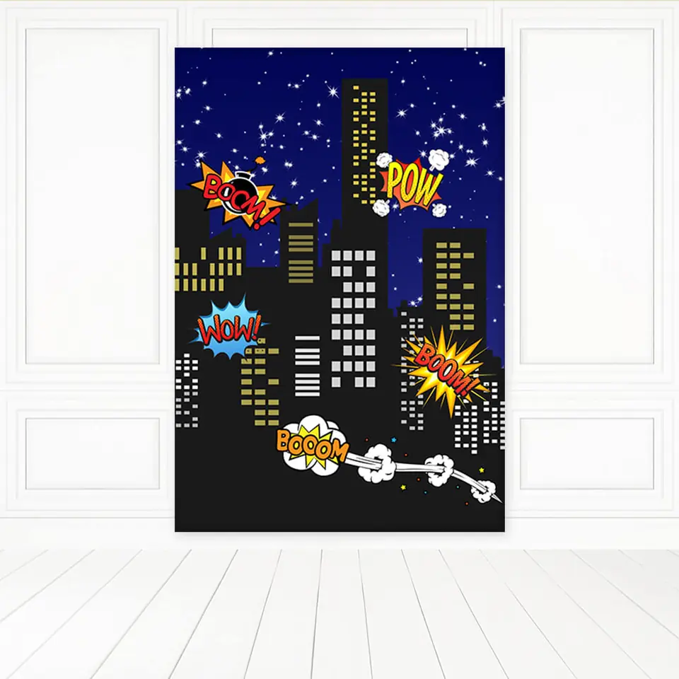 Panel Lateral - Super Heroes