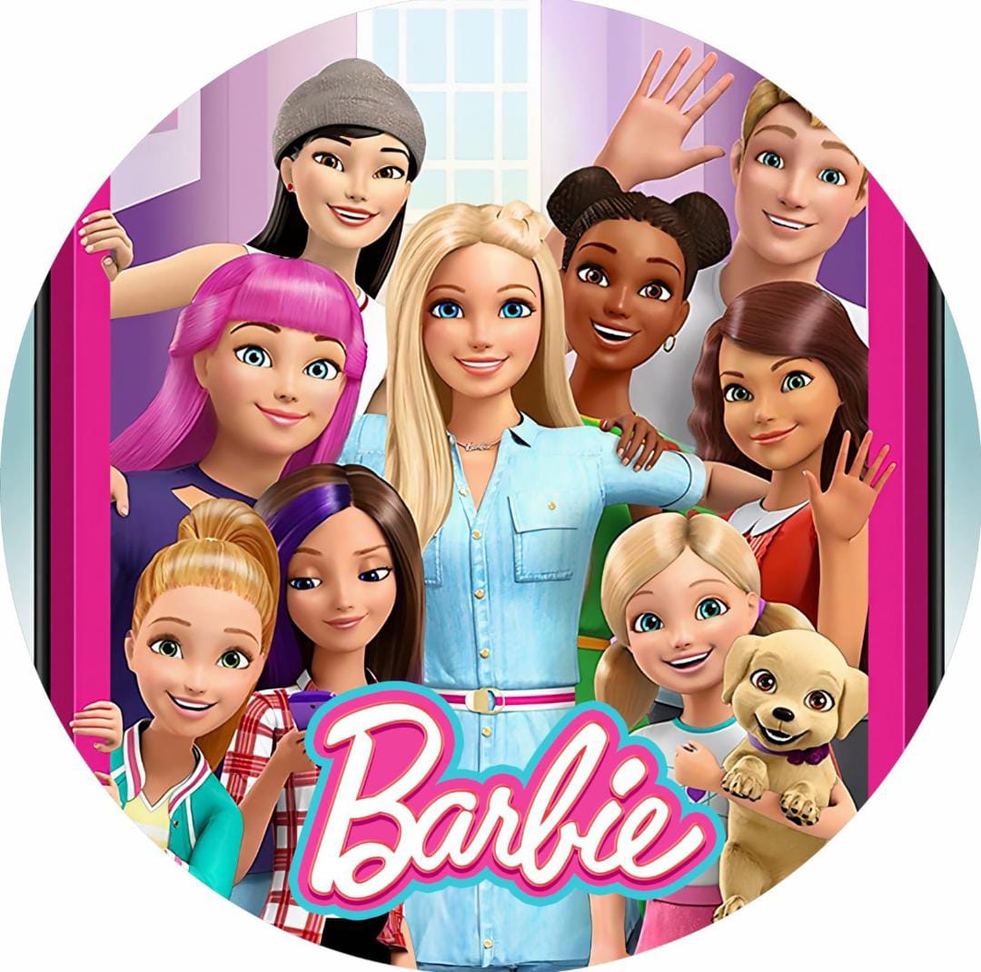 Panel Circular - Barbie