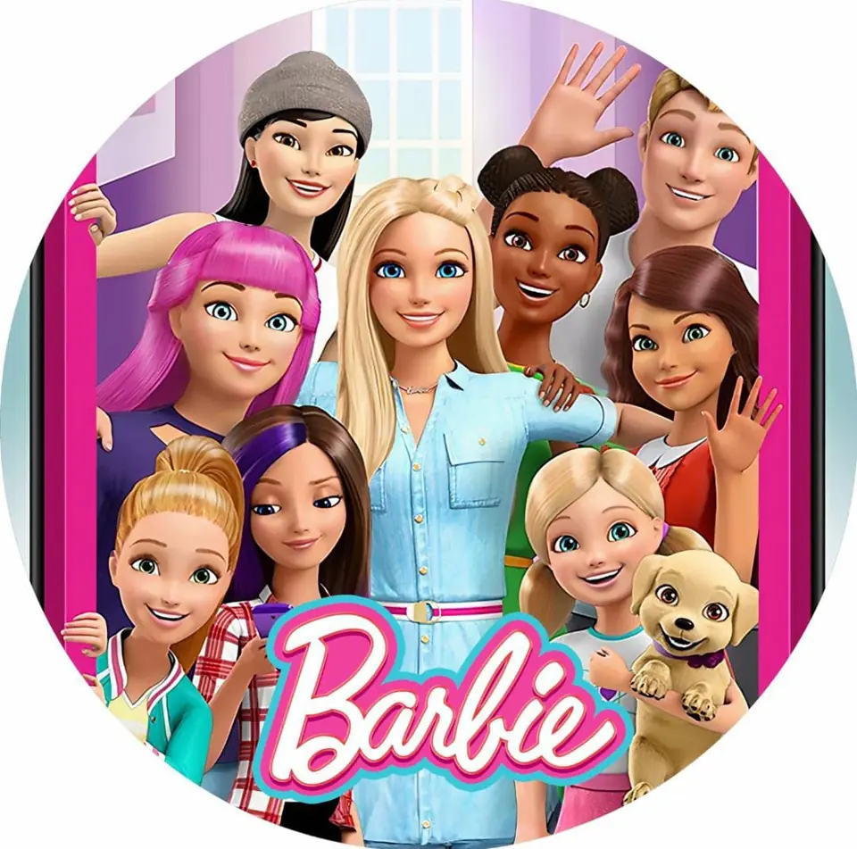Panel Circular - Barbie