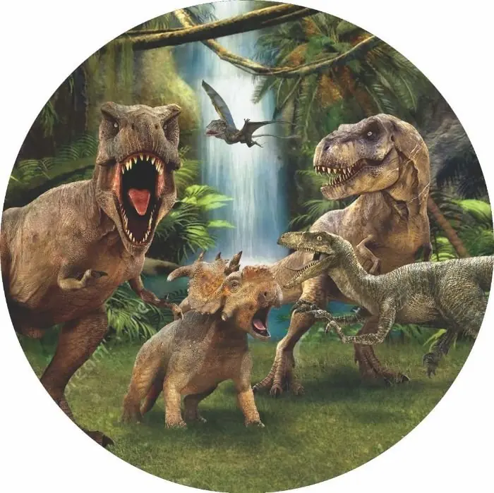Panel Circular - Dinosaurios