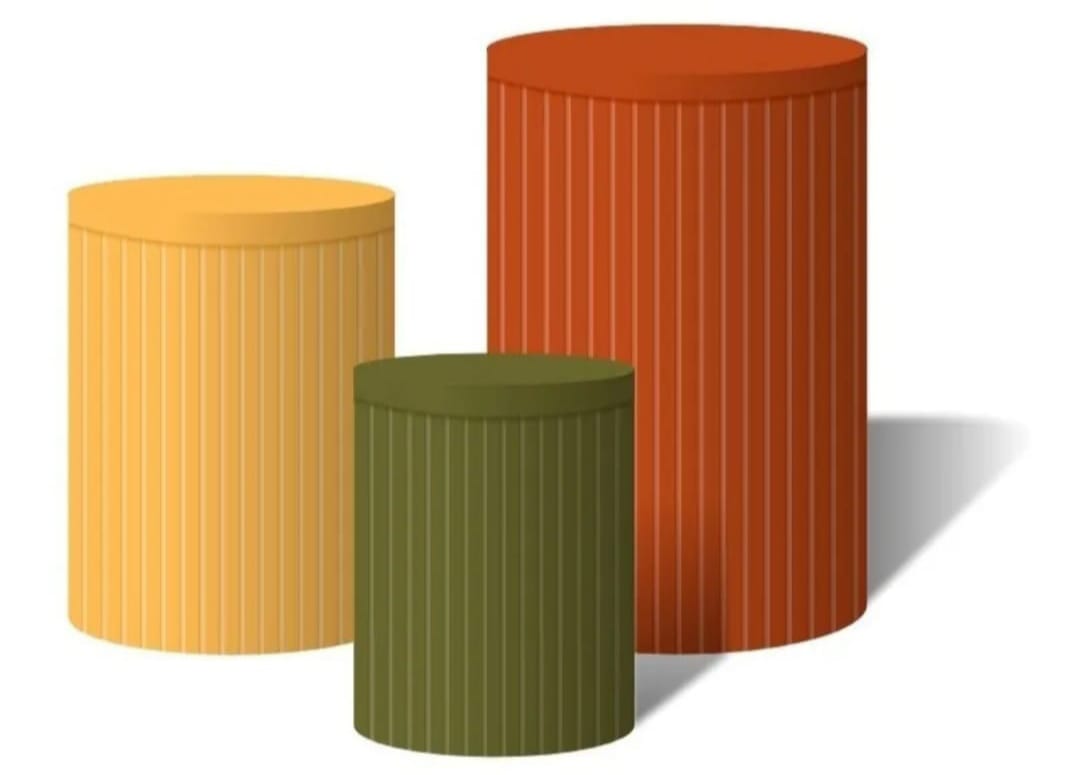 Trio de fundas - Ripiados