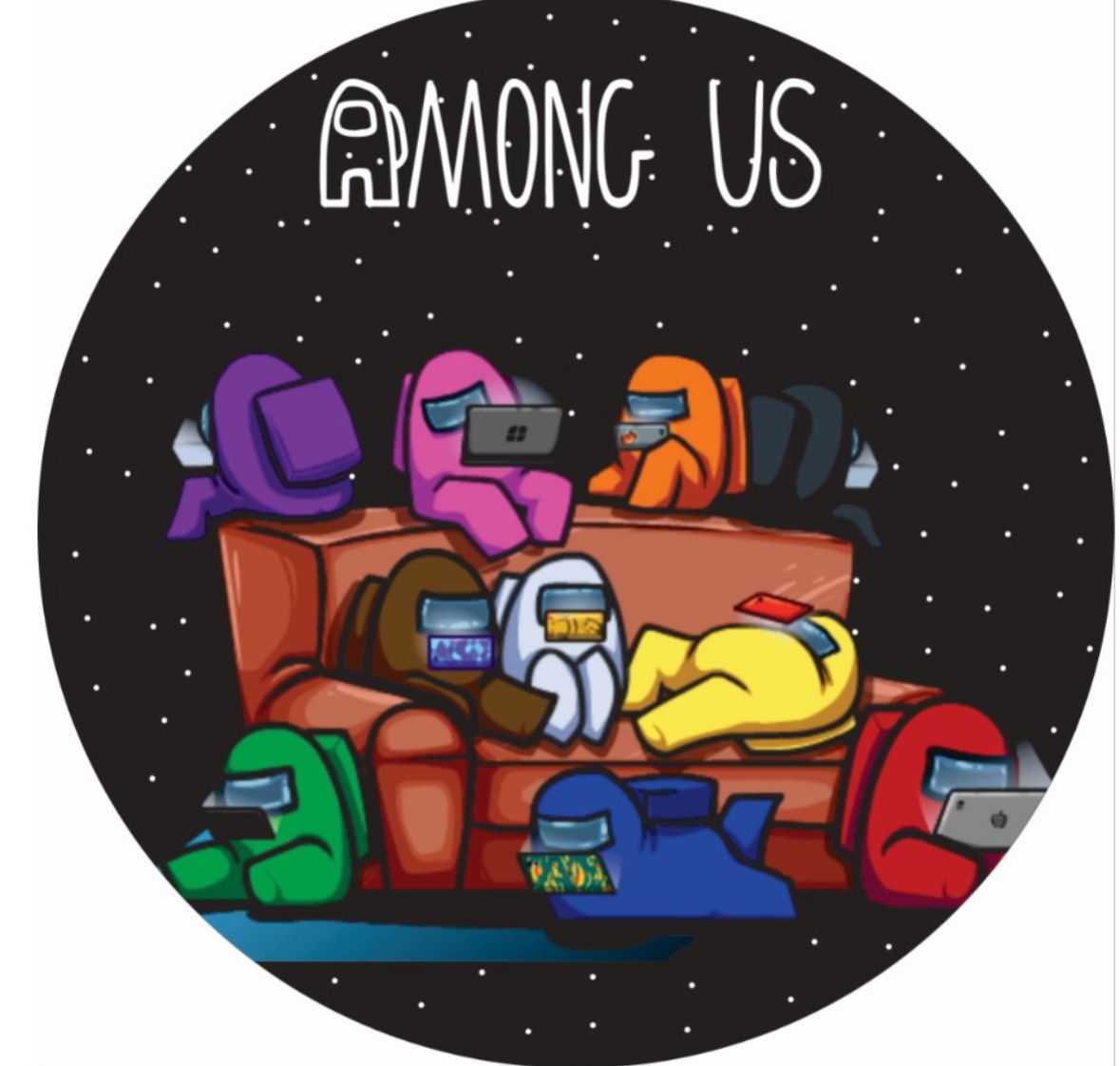 Panel Circular - Among us
