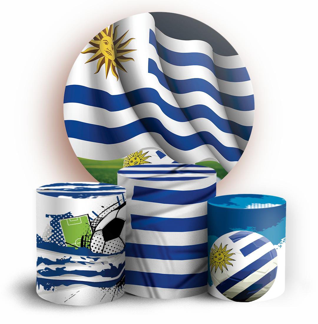 Kit panel circular trio de fundas - Uruguay