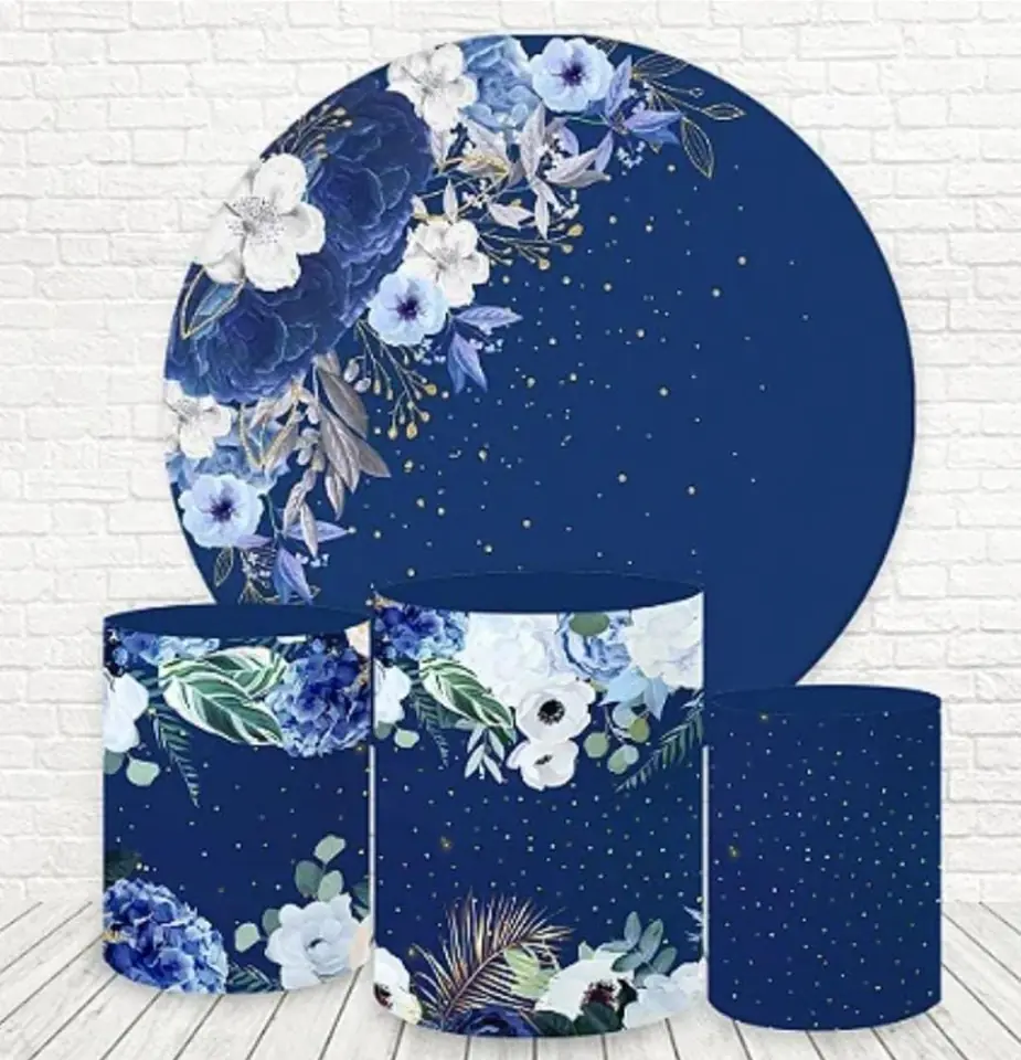 Kit panel circular trio de fundas - Florales