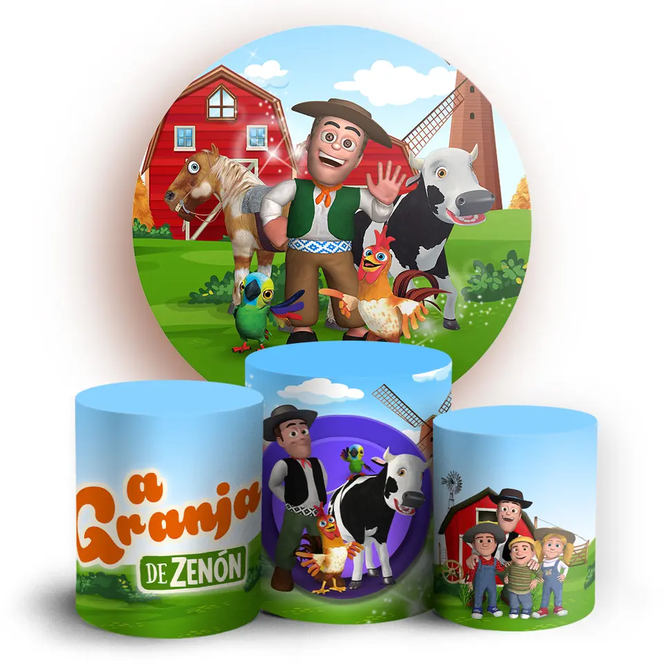 Kit panel circular trio de fundas - Granja Zenon