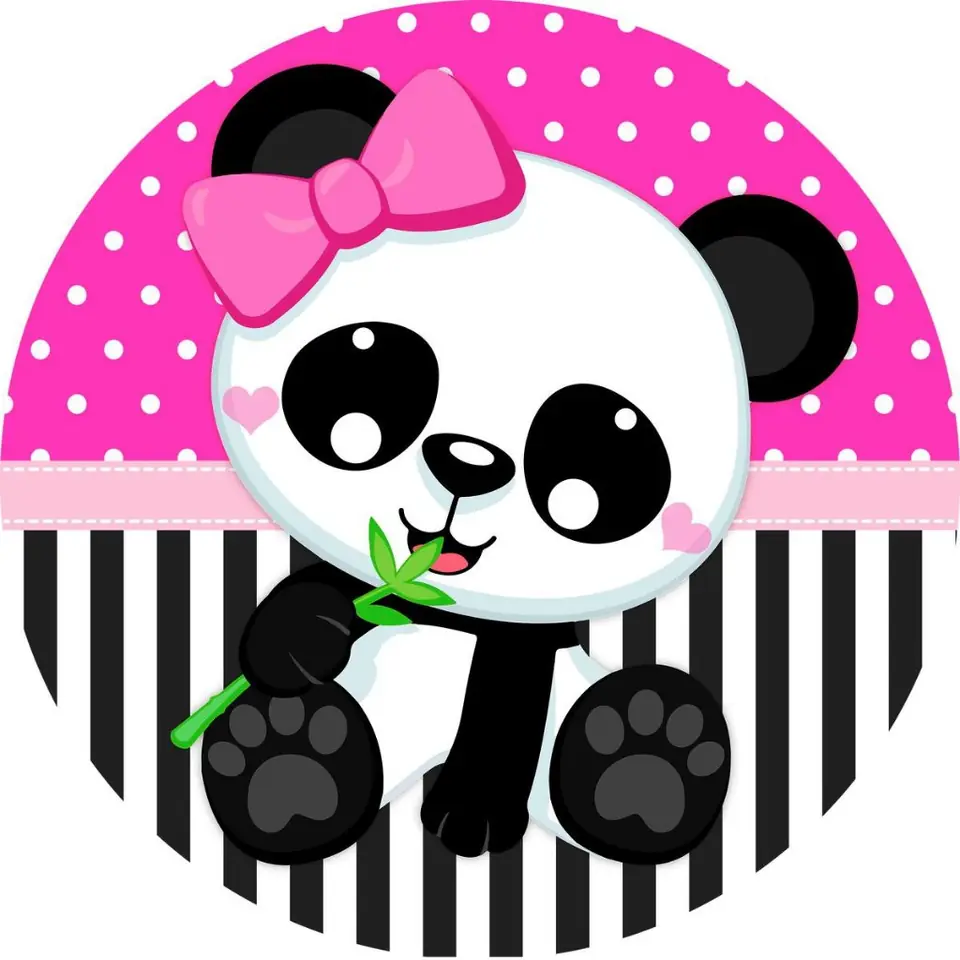 Panel Circular - Osa Panda