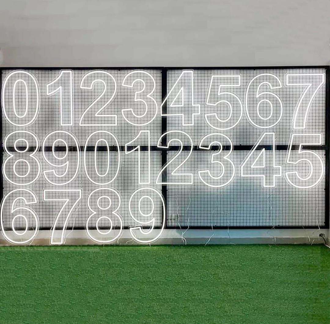 Numeros led - Blanco Frio 60 cm