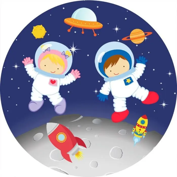 Panel circular - Astronauta